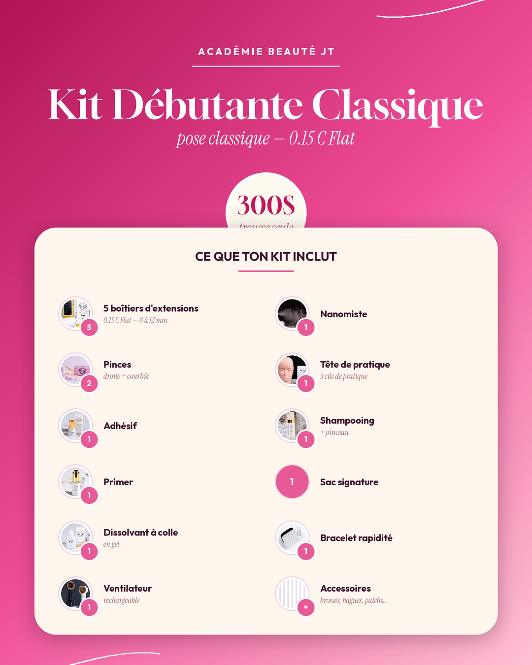Kit Débutante Classique