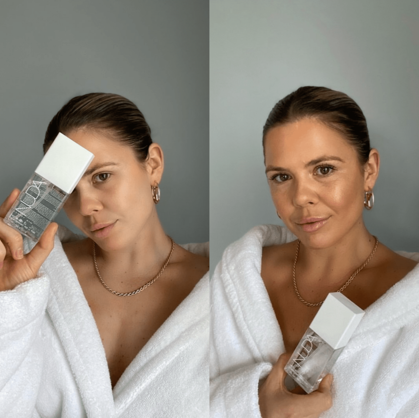 Eau Autobronzante pour le visage NUDA - Académie Beauté JT - Nuda