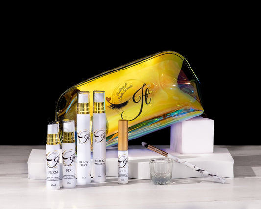 Kit de rehaussement des cils Glamour – Ensemble professionnel complet