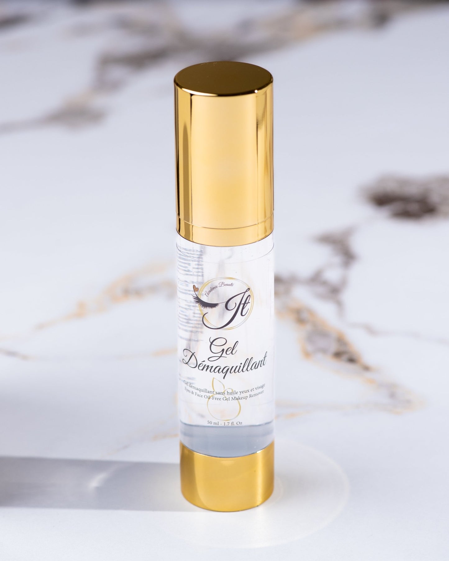 Gel Démaquillant doux pour visage et yeux – Académie Beauté JT