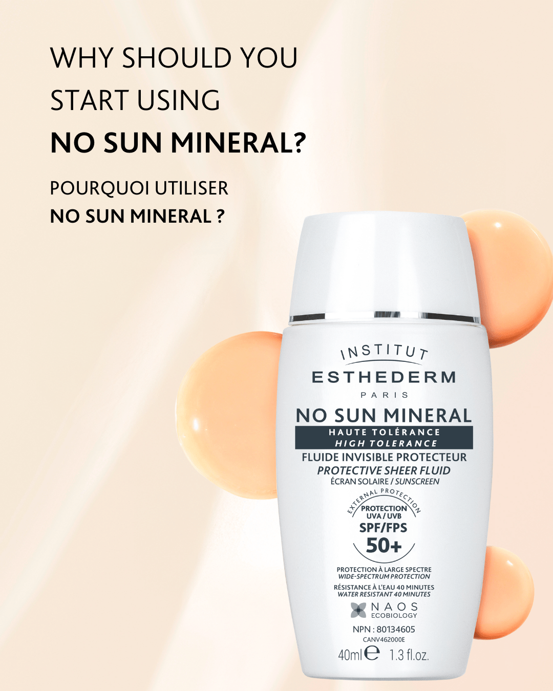 No sun minéral FPS50 - Académie Beauté JT