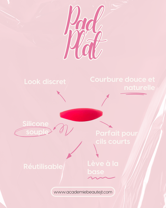 Pad plat lashlift réutilisable - Académie Beauté JT