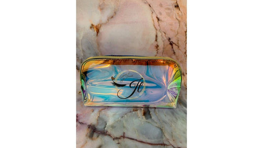 Pochette holographique Beauté JT avec logo