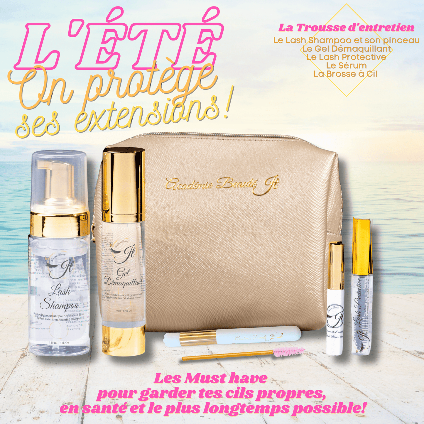Trousse d'entretien - Académie Beauté JT
