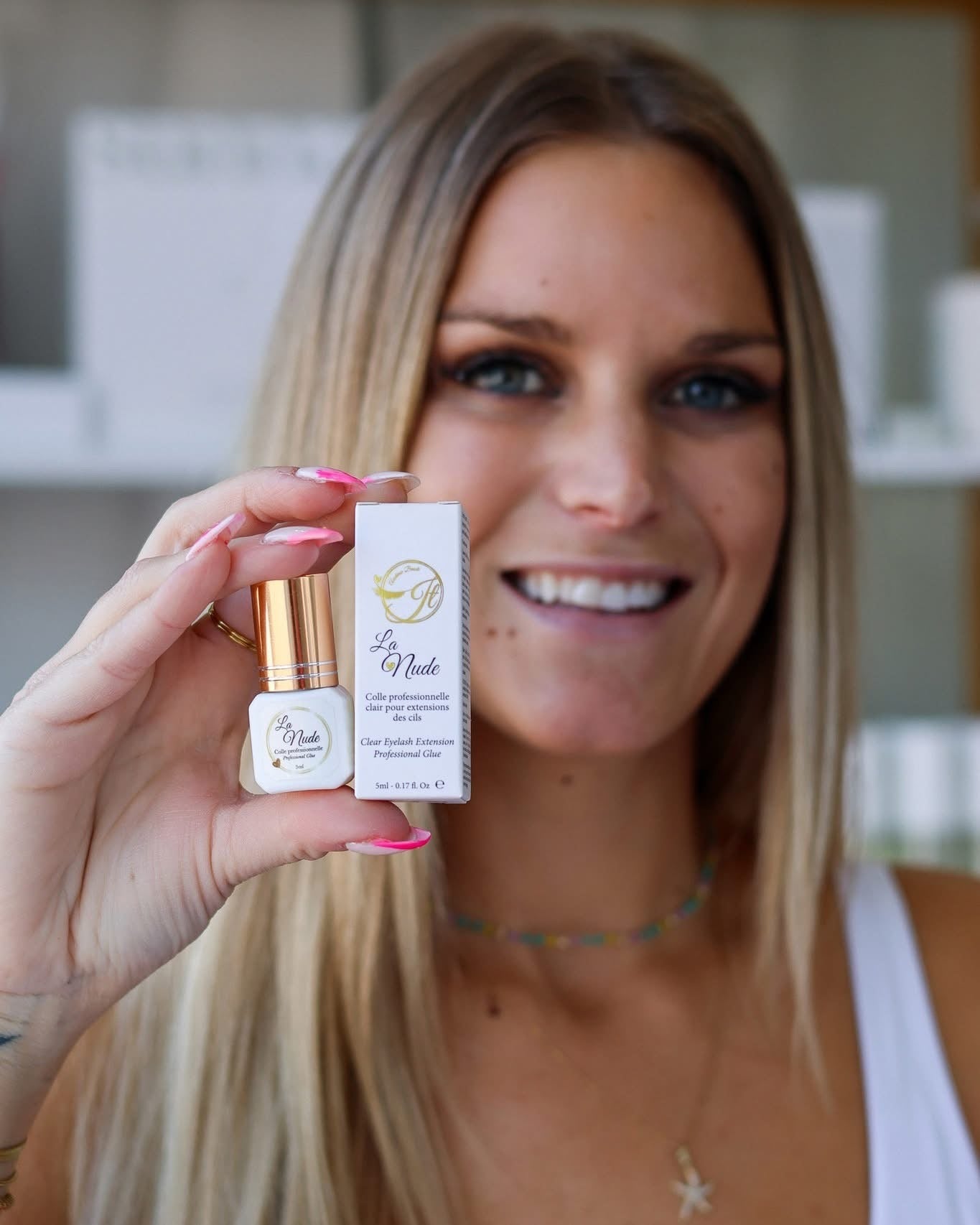 La Nude – Adhésif transparent extensions de cils professionnel - Académie Beauté JT