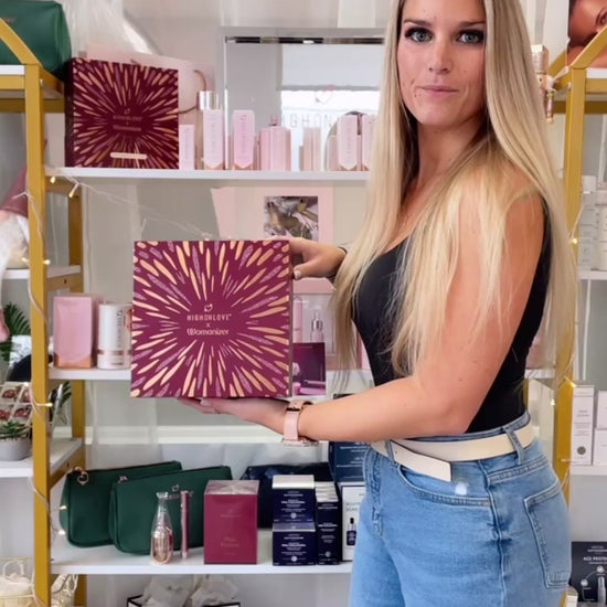 Coffret Womanizer x HighOnLove – duo stimulant avec O’Gel pour une expérience de plaisir intense et raffinée.